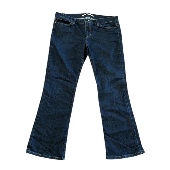 Joe’s Jeans Provocateur Tessa Dark Wash Bootcut Low Rise Style# 93TF070 Size 32 - Picture 1 of 8